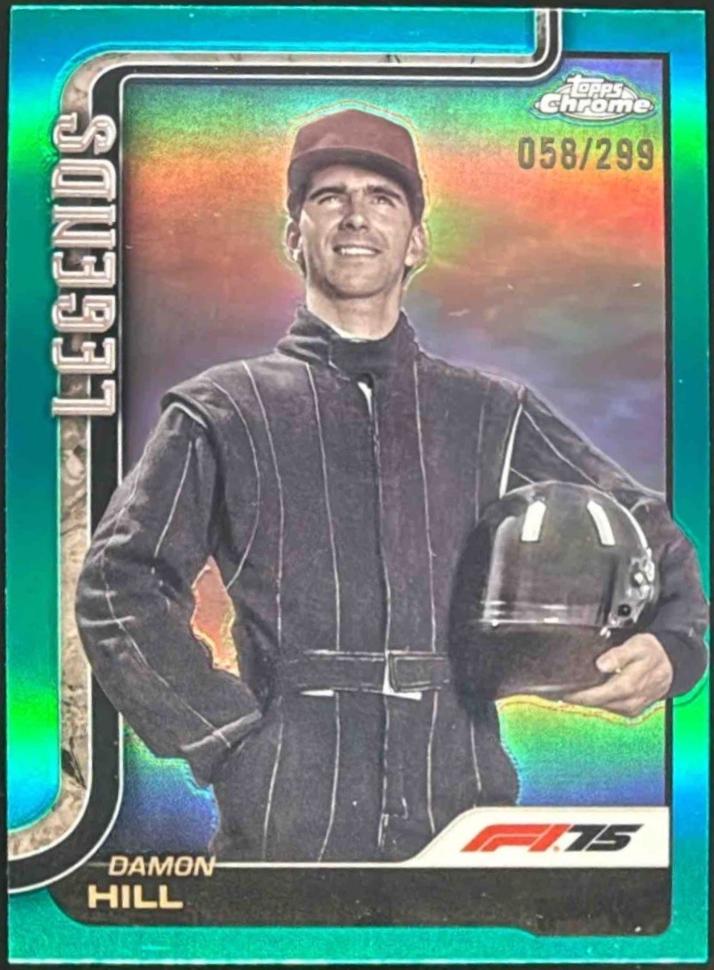 Damon Hill [Teal Refractor] #150