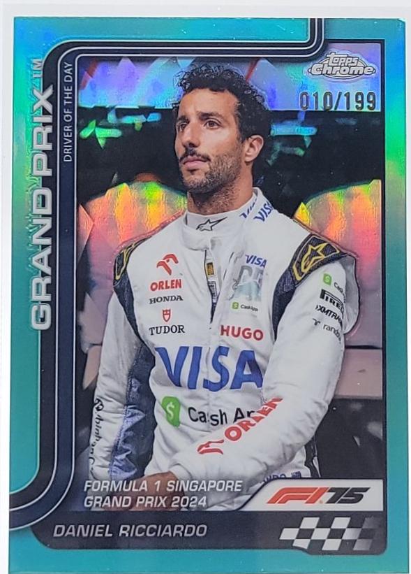 Daniel Ricciardo [Aqua Raywave Refractor] #139