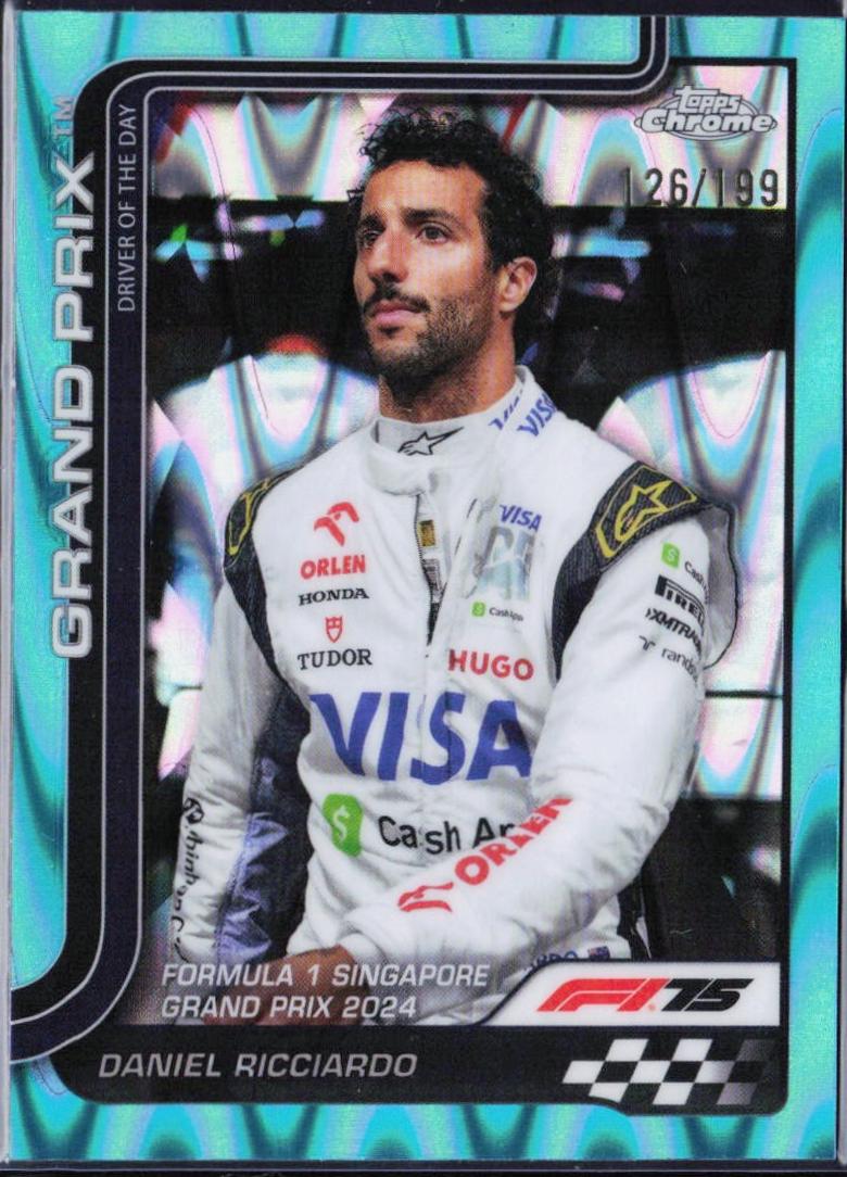 Daniel Ricciardo [Aqua Refractor] #139