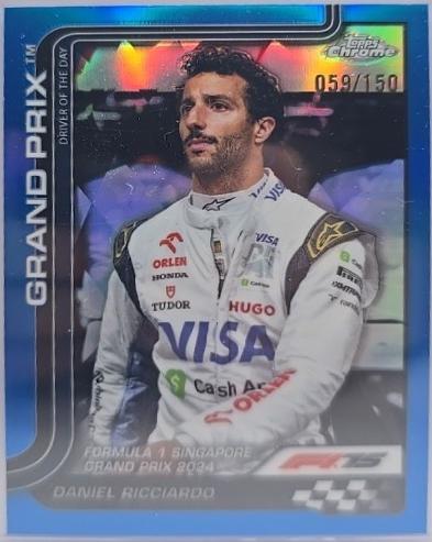Daniel Ricciardo [Blue Refractor] #139