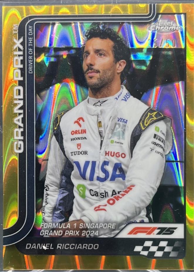 Daniel Ricciardo [Gold RayWave Refractor] #139