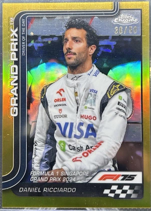 Daniel Ricciardo [Gold Refractor] #139