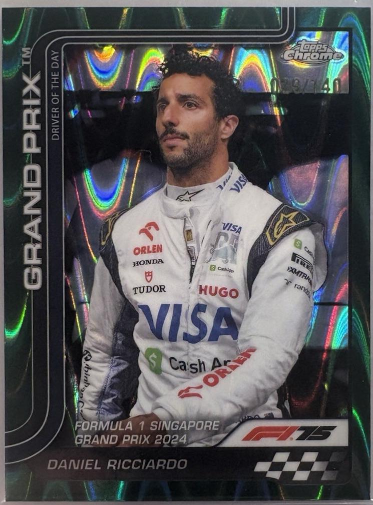 Daniel Ricciardo [Green RayWave Refractor] #139