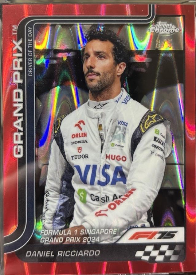 Daniel Ricciardo [Red RayWave Refractor] #139
