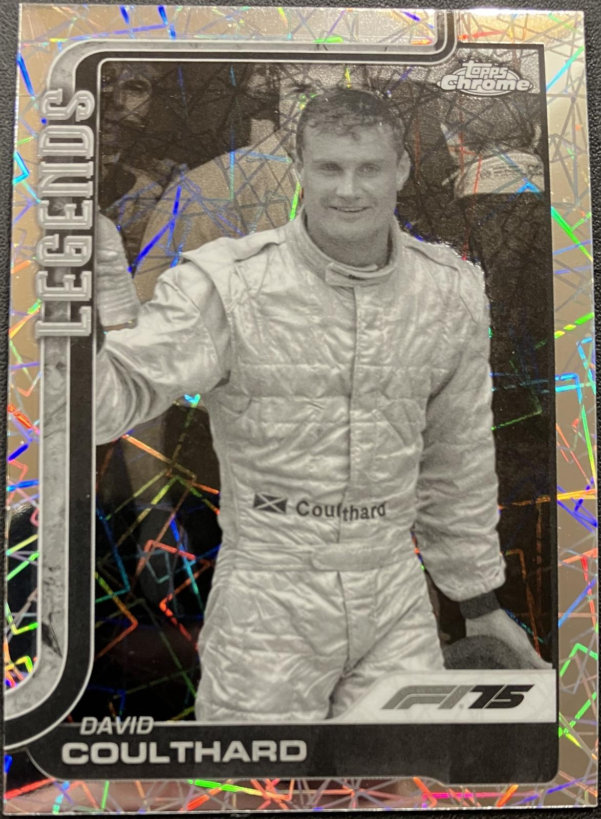 David Coulthard [Black White Lazer Refractor] #151