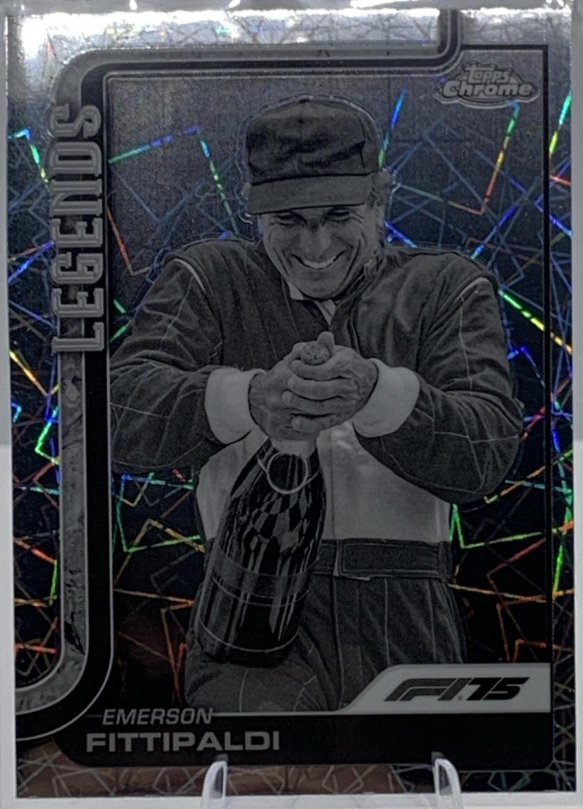 Emerson Fittipaldi [Black White Lazer Refractor] #152