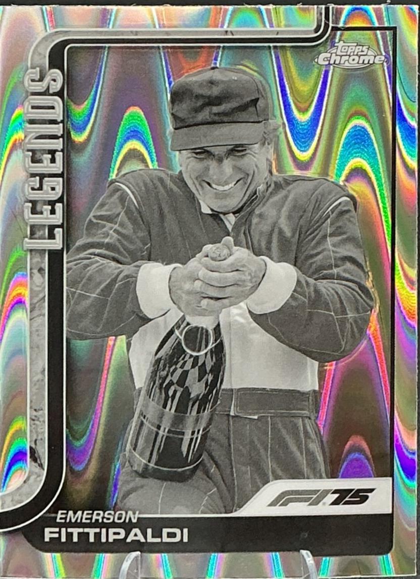 Emerson Fittipaldi [Black White RayWave Refractor] #152