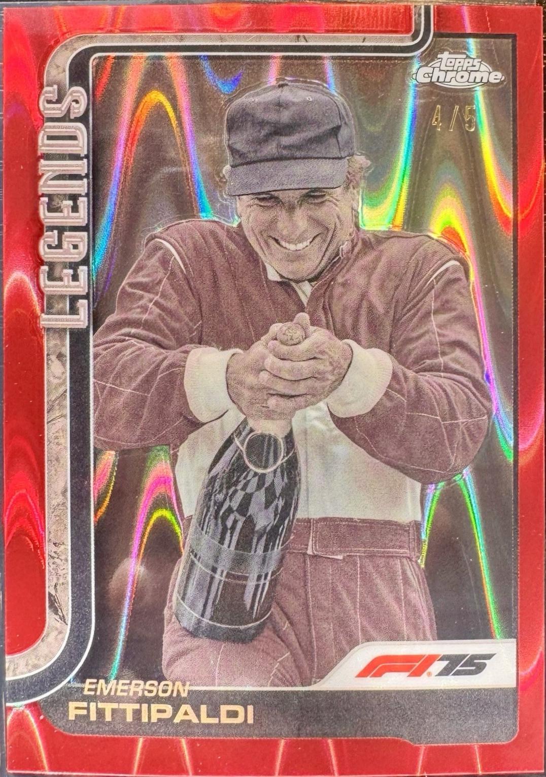 Emerson Fittipaldi [Red RayWave Refractor] #152