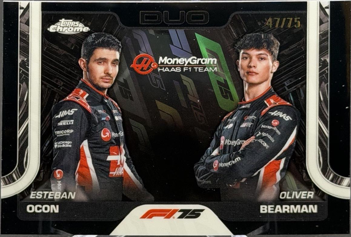 Esteban Ocon / Oliver Bearman [75th Anniversary Refractor] #170
