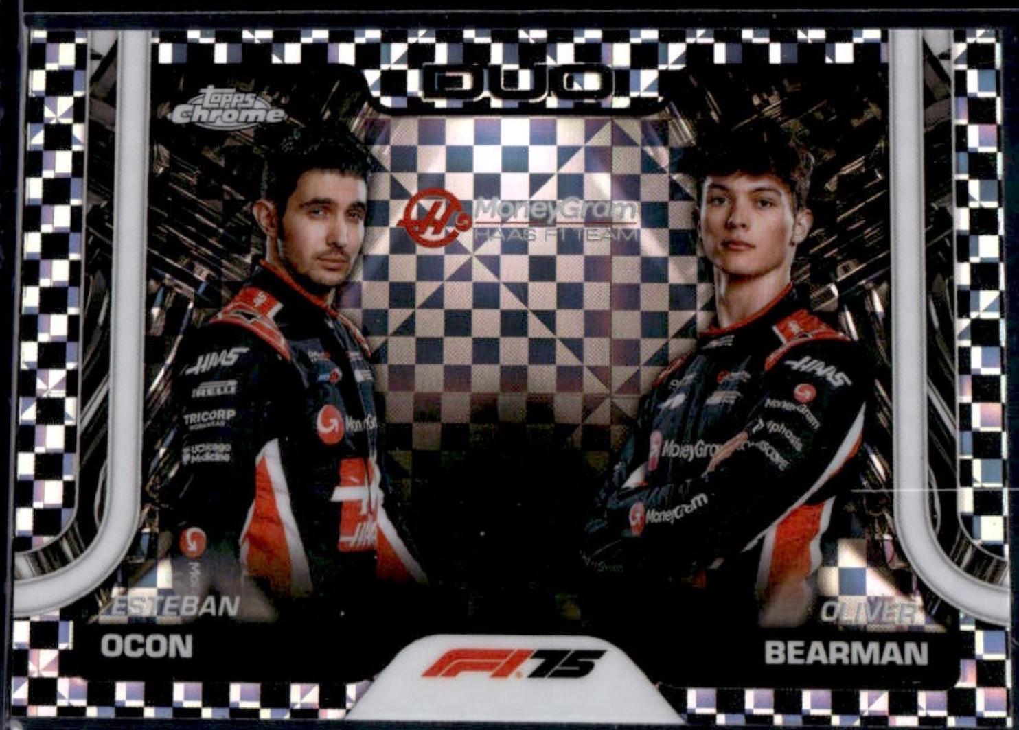 Esteban Ocon / Oliver Bearman [Checker Flag Refractor] #170