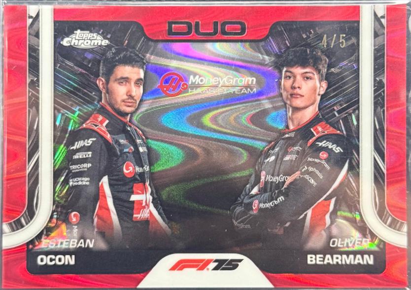 Esteban Ocon / Oliver Bearman [Red RayWave Refractor] #170
