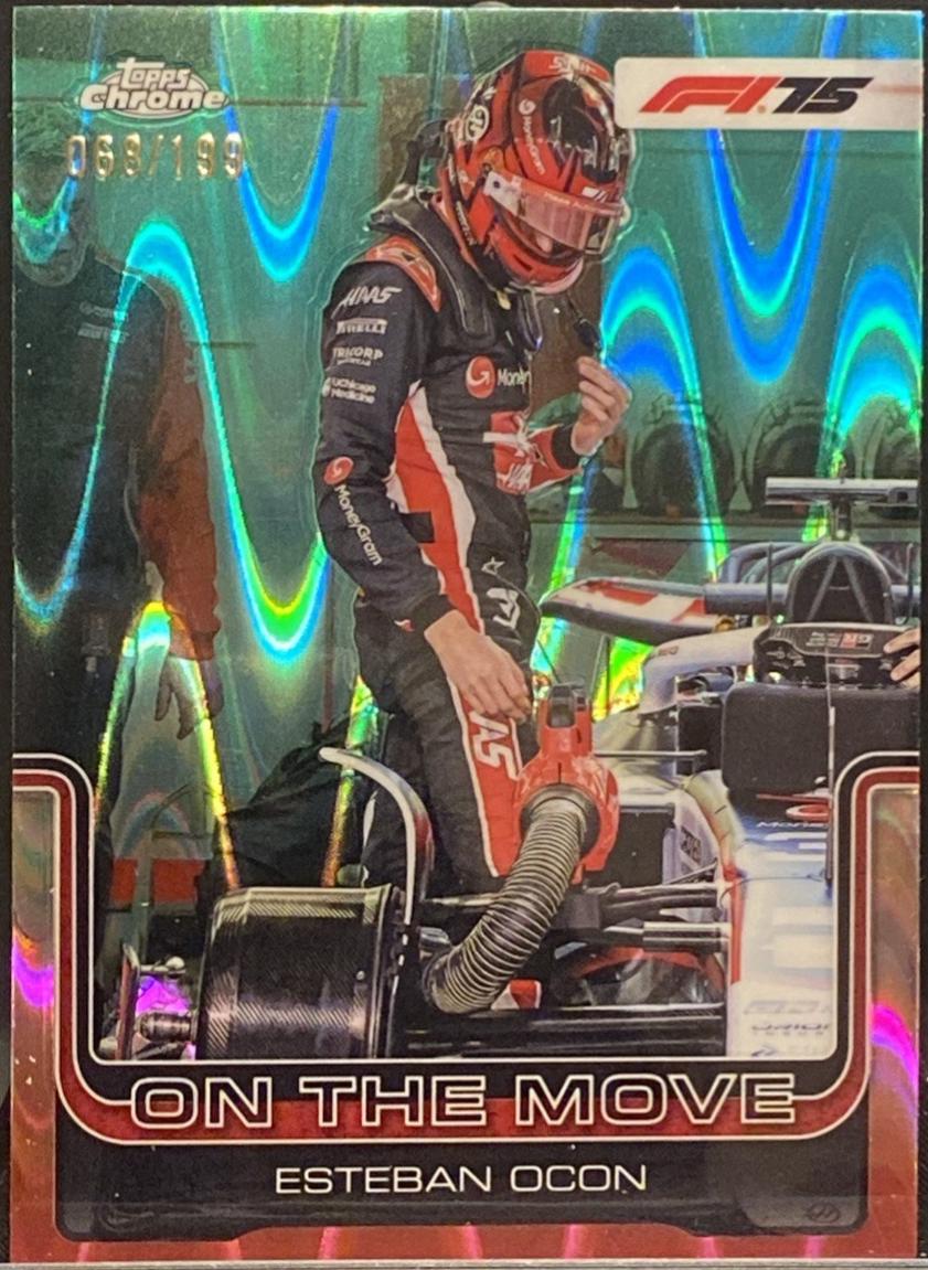 Esteban Ocon [Aqua Refractor] #190