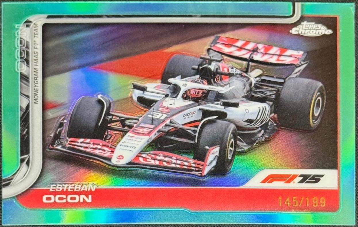 Esteban Ocon [Aqua Refractor] #85
