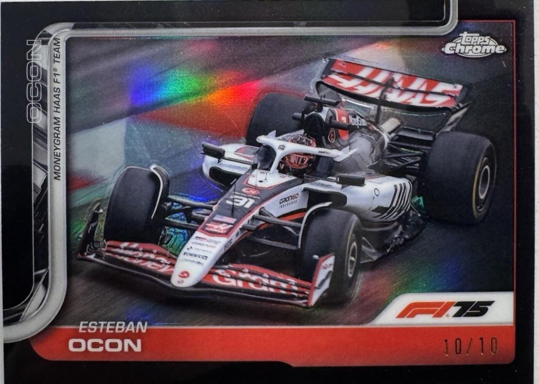 Esteban Ocon [Black Refractor] #85