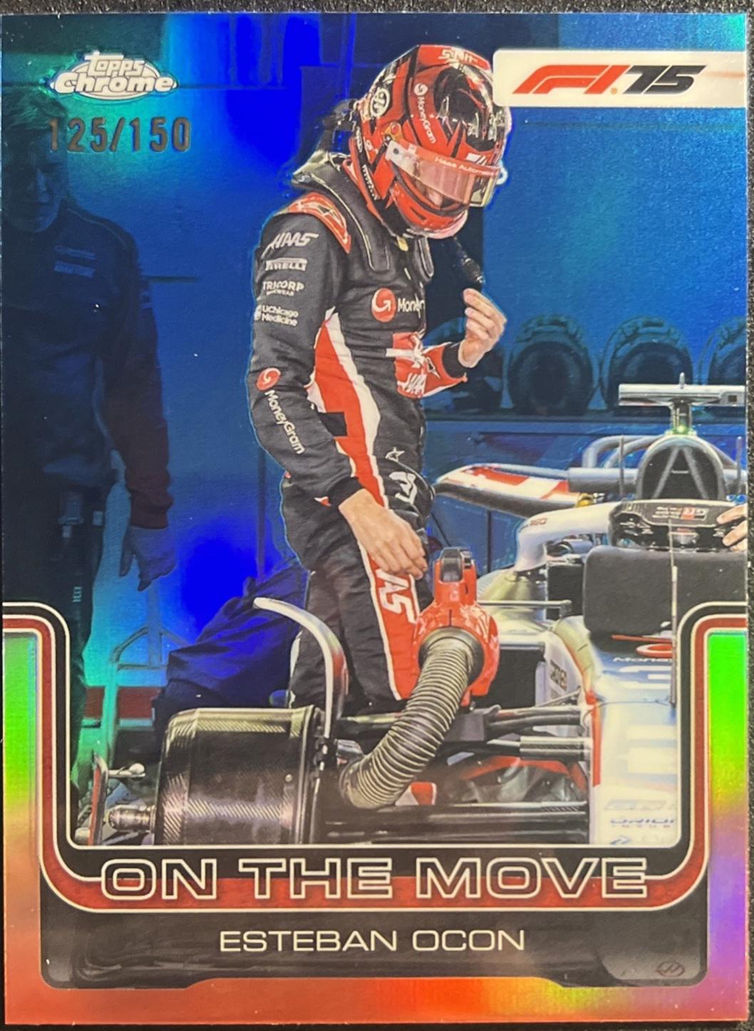 Esteban Ocon [Blue Refractor] #190