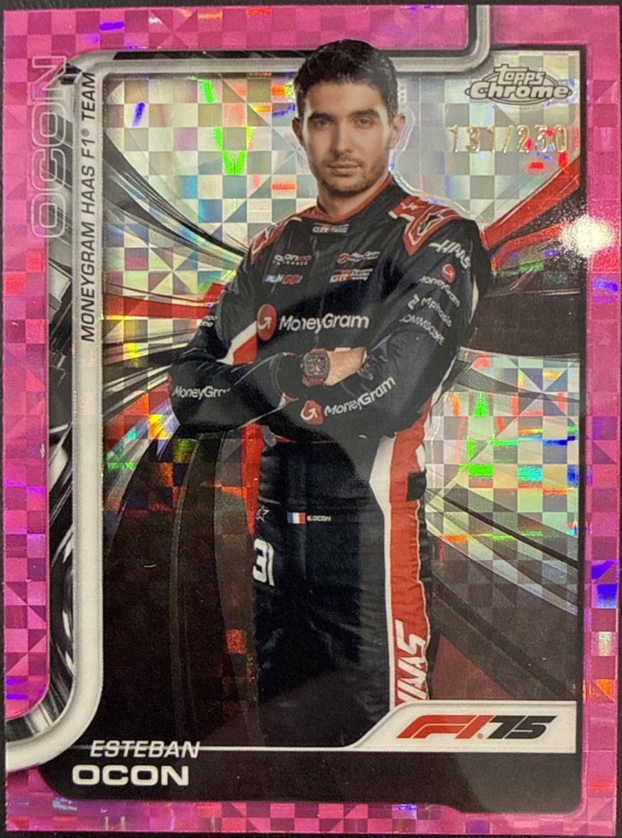 Esteban Ocon [Pink Refractor] #13