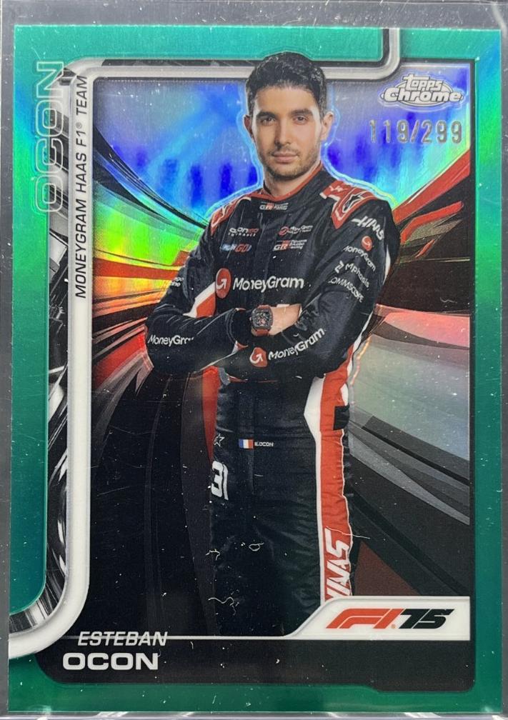 Esteban Ocon [Teal Refractor] #13