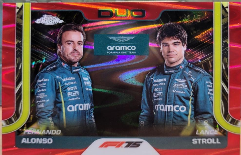 Fernando Alonso / Lance Stroll [Red Refractor] #168