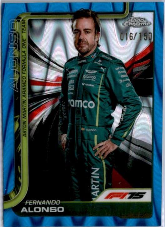Fernando Alonso [Blue RayWave Refractor] #9