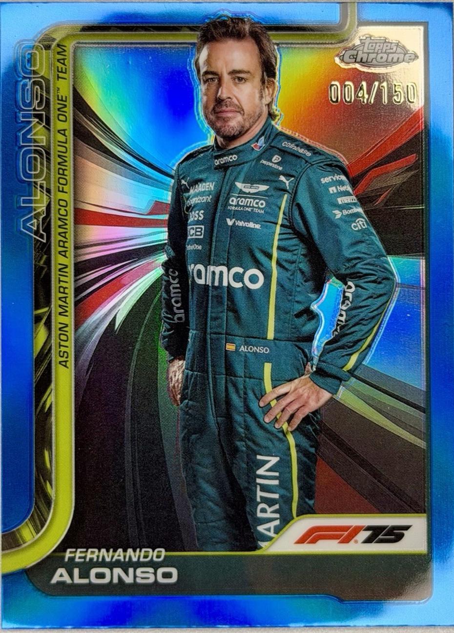 Fernando Alonso [Blue Refractor] #9