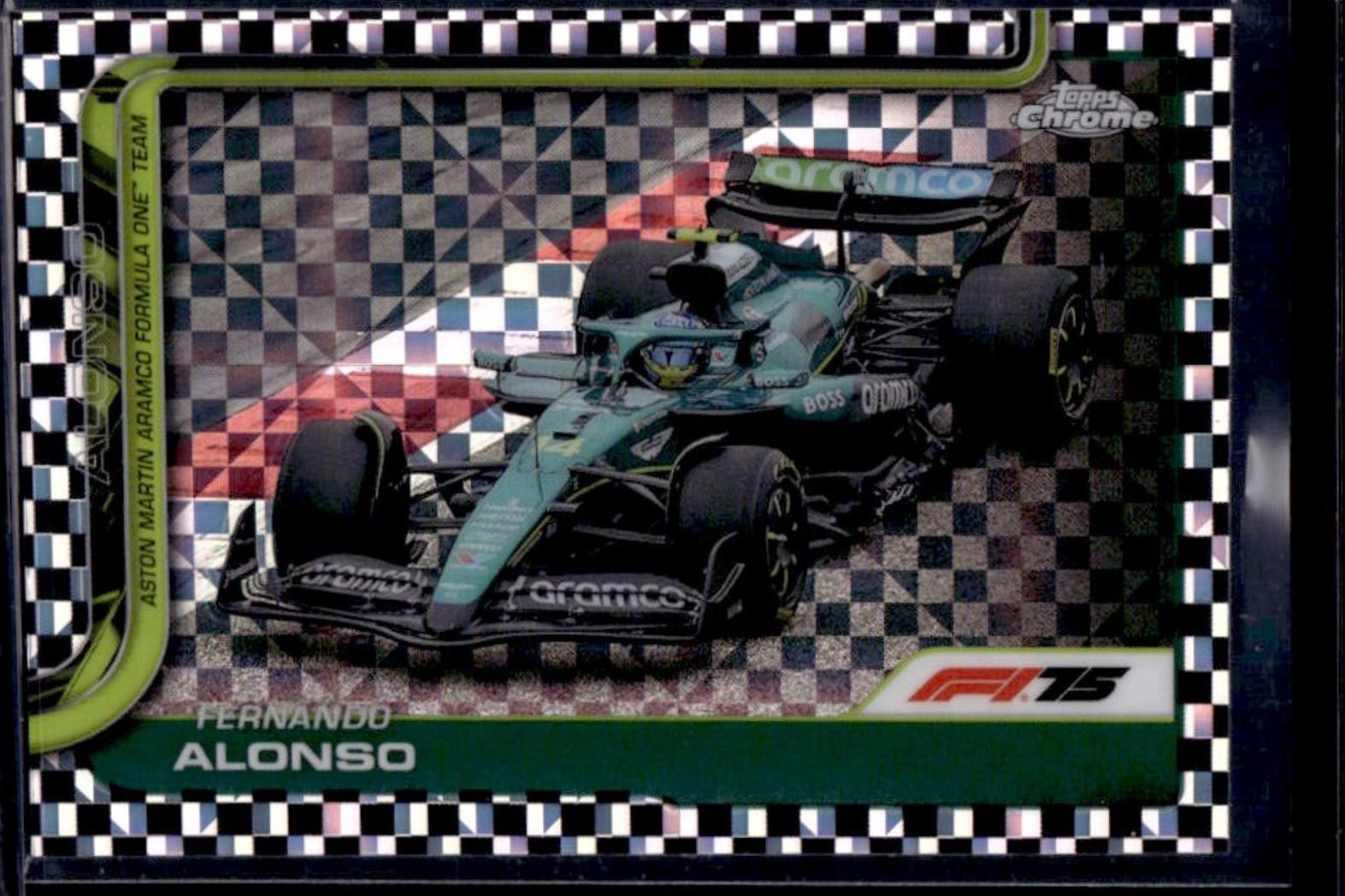 Fernando Alonso [Checker Flag Refractor] #81