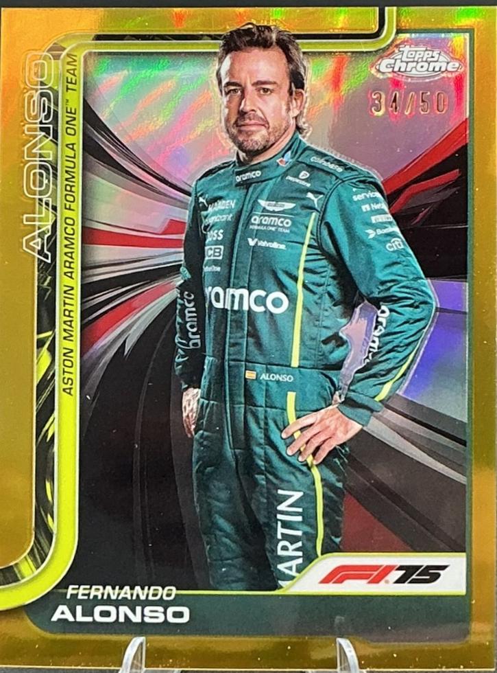 Fernando Alonso [Gold Refractor] #9