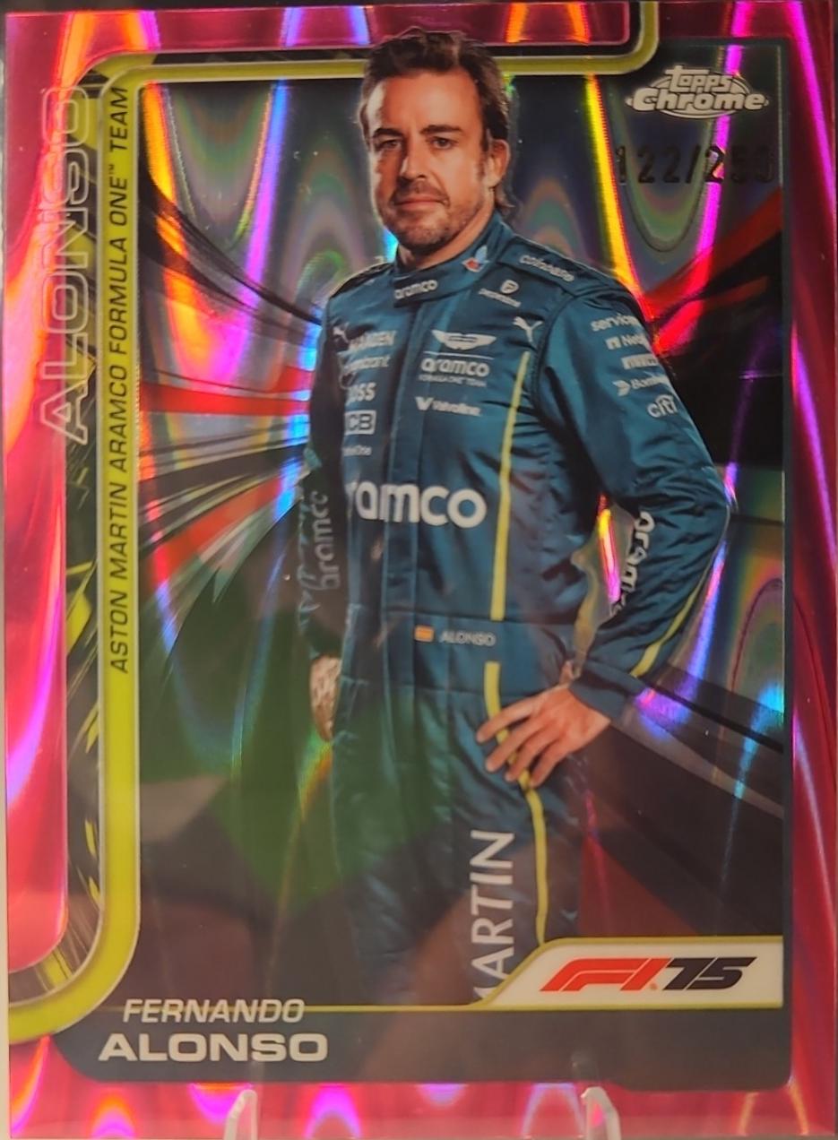 Fernando Alonso [Orange RayWave Refractor] #9