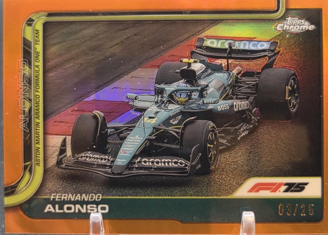 Fernando Alonso [Orange Refractor] #81