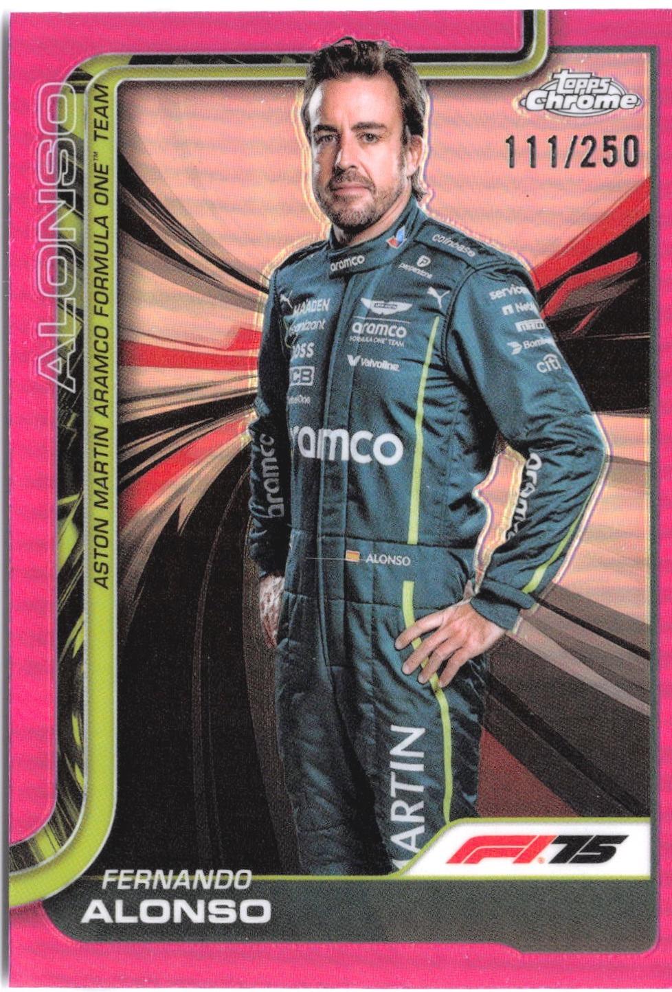 Fernando Alonso [Pink Refractor] #9