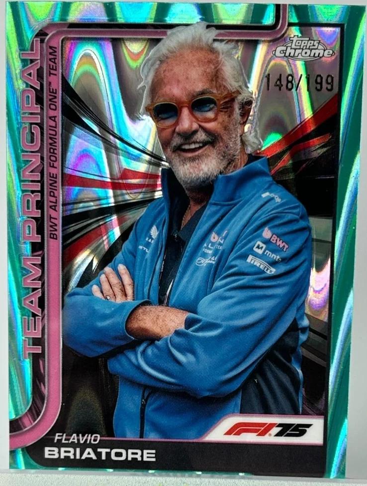 Flavio Briatore [Aqua Raywave Refractor] #199