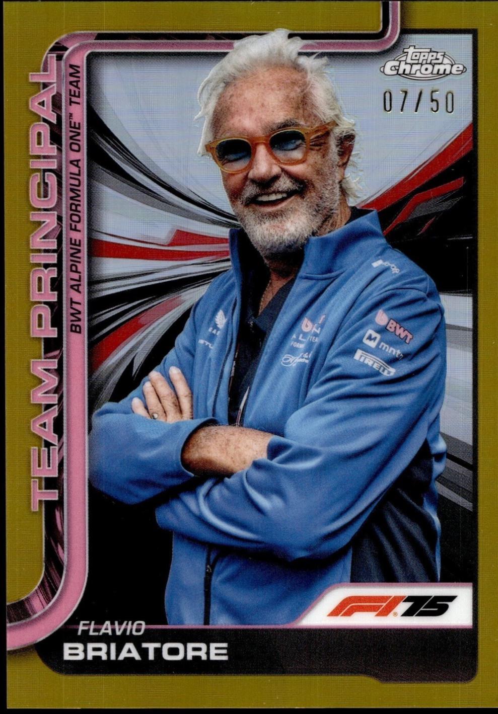 Flavio Briatore [Gold Refractor] #199