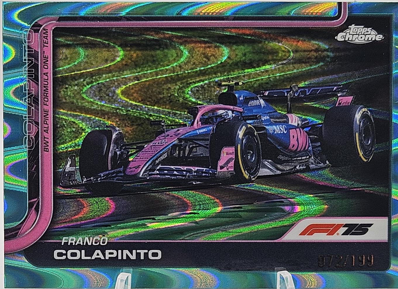 Franco Colapinto [Aqua Refractor] #87
