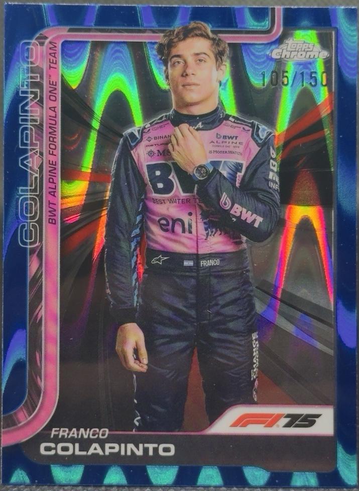 Franco Colapinto [Blue RayWave Refractor] #15