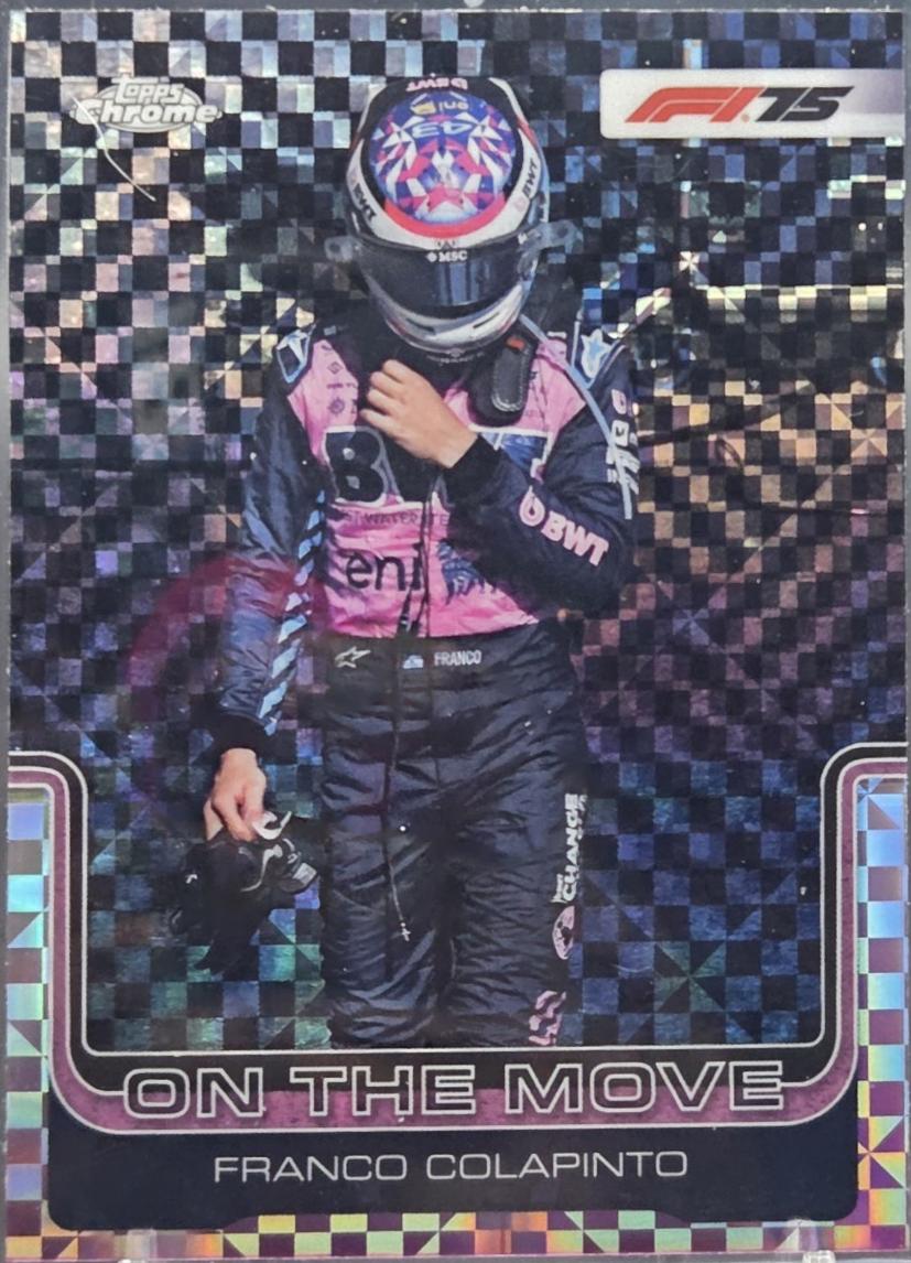 Franco Colapinto [Checker Flag Refractor] #187