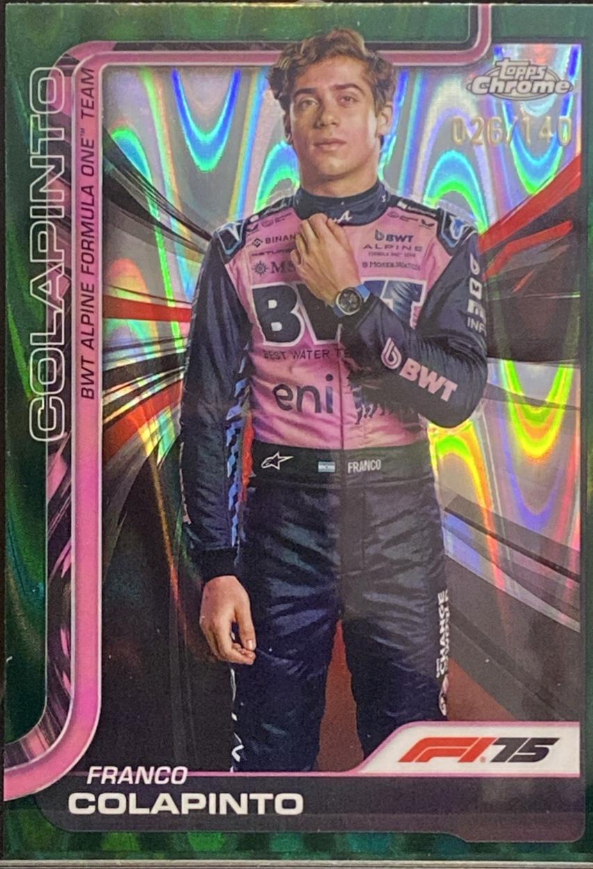 Franco Colapinto [Green RayWave Refractor] #15