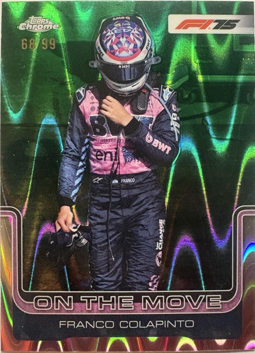 Franco Colapinto [Green RayWave Refractor] #187