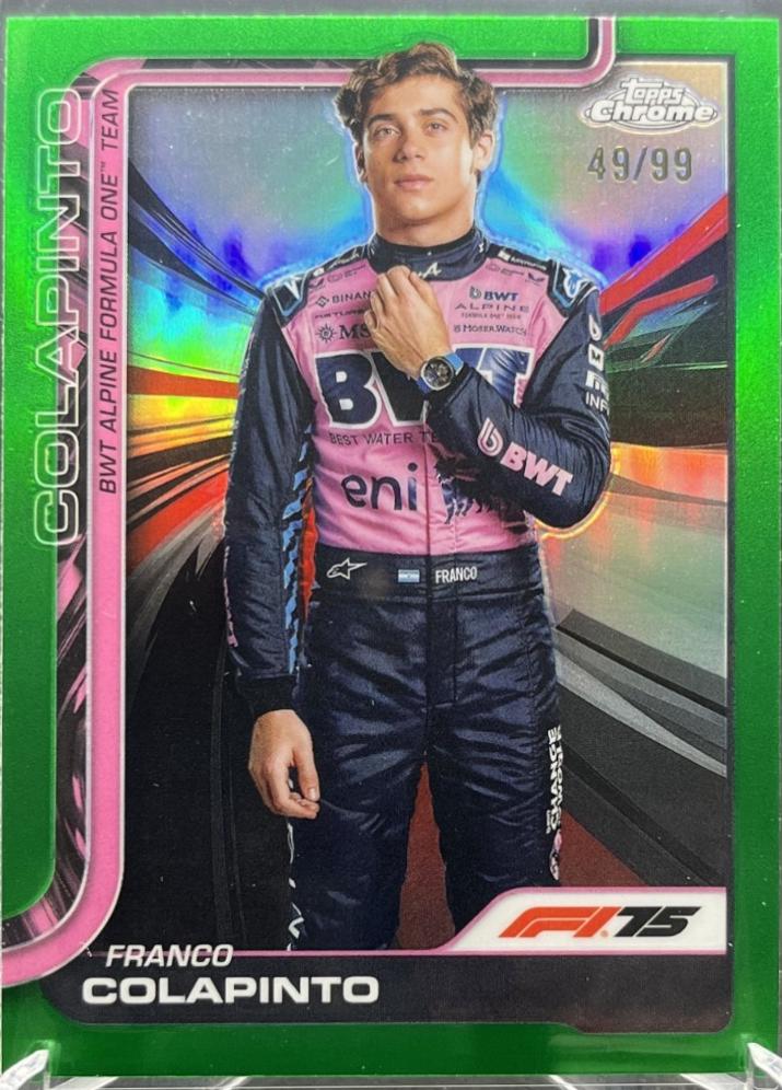 Franco Colapinto [Green Refractor] #15