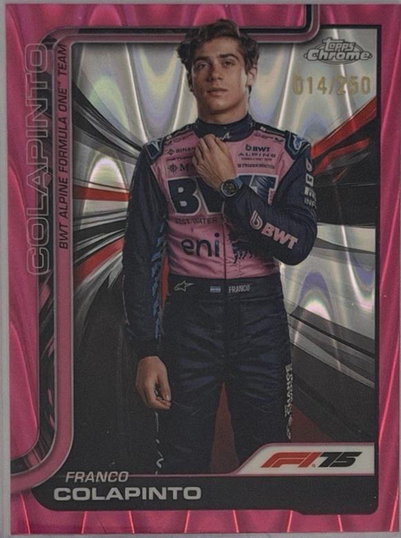 Franco Colapinto [Pink Refractor] #15