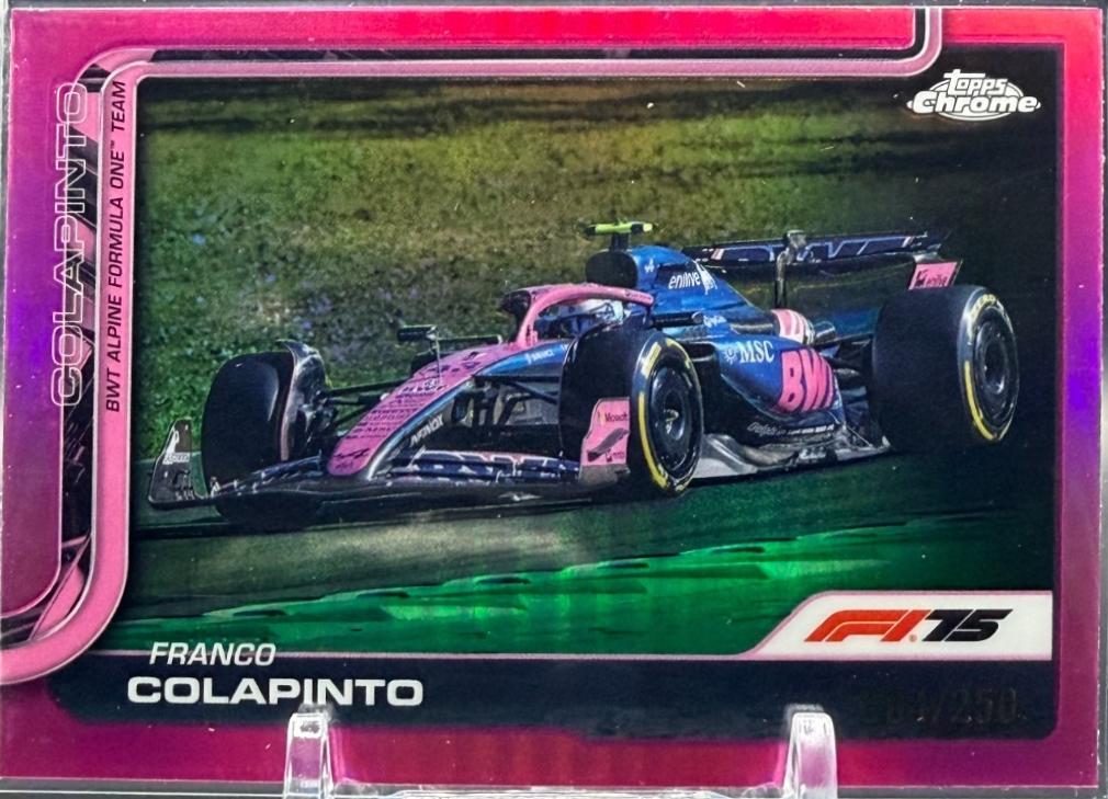 Franco Colapinto [Pink Refractor] #87
