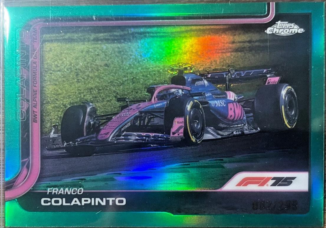 Franco Colapinto [Teal Refractor] #87