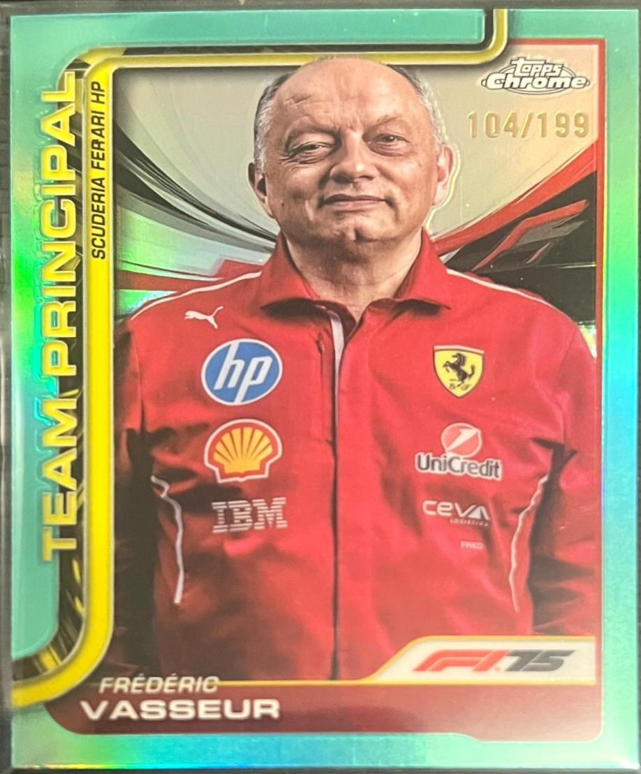 Frederic Vasseur [Aqua Raywave Refractor] #193
