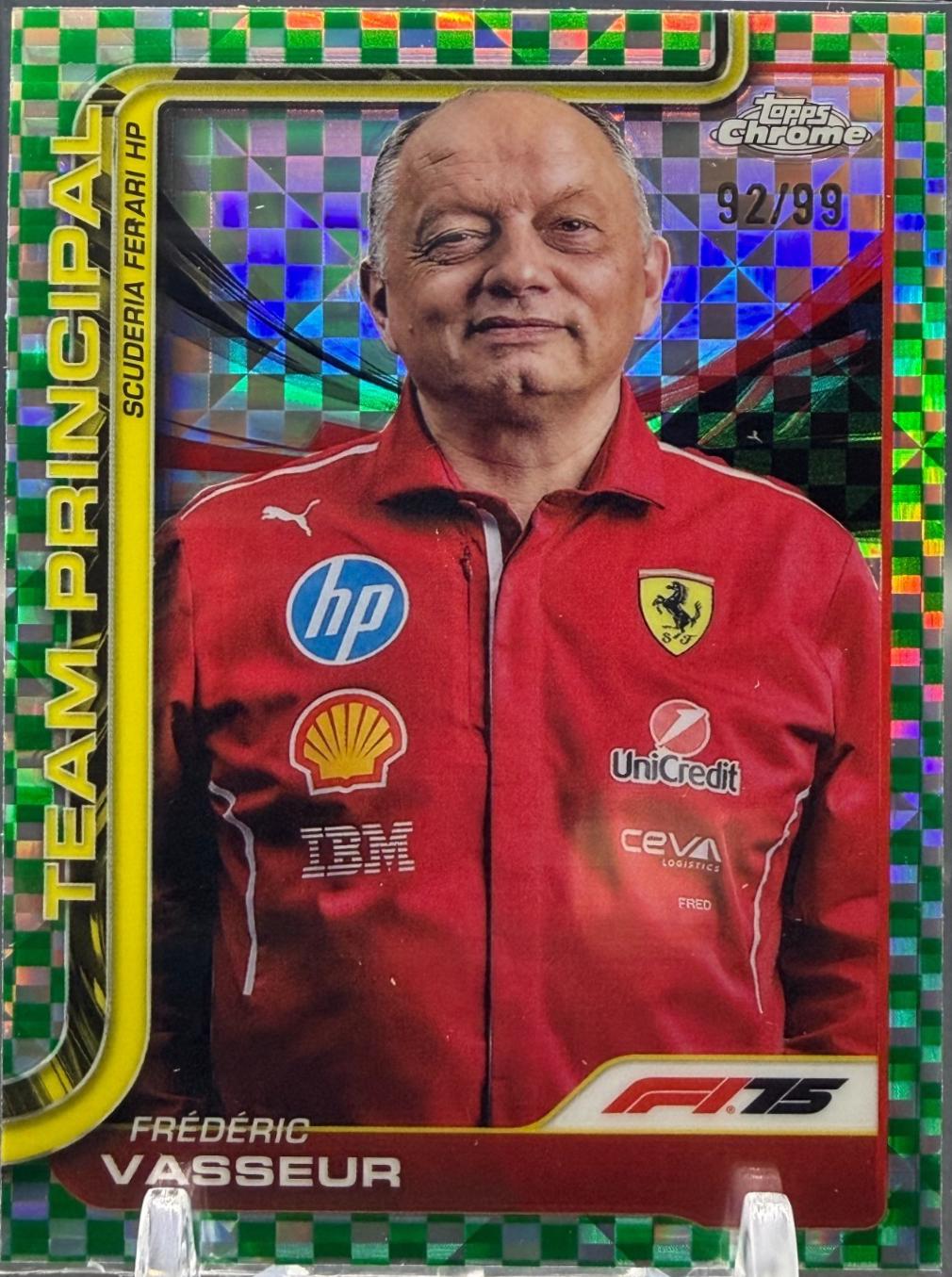 Frederic Vasseur [Green Checker Flag Refractor] #193