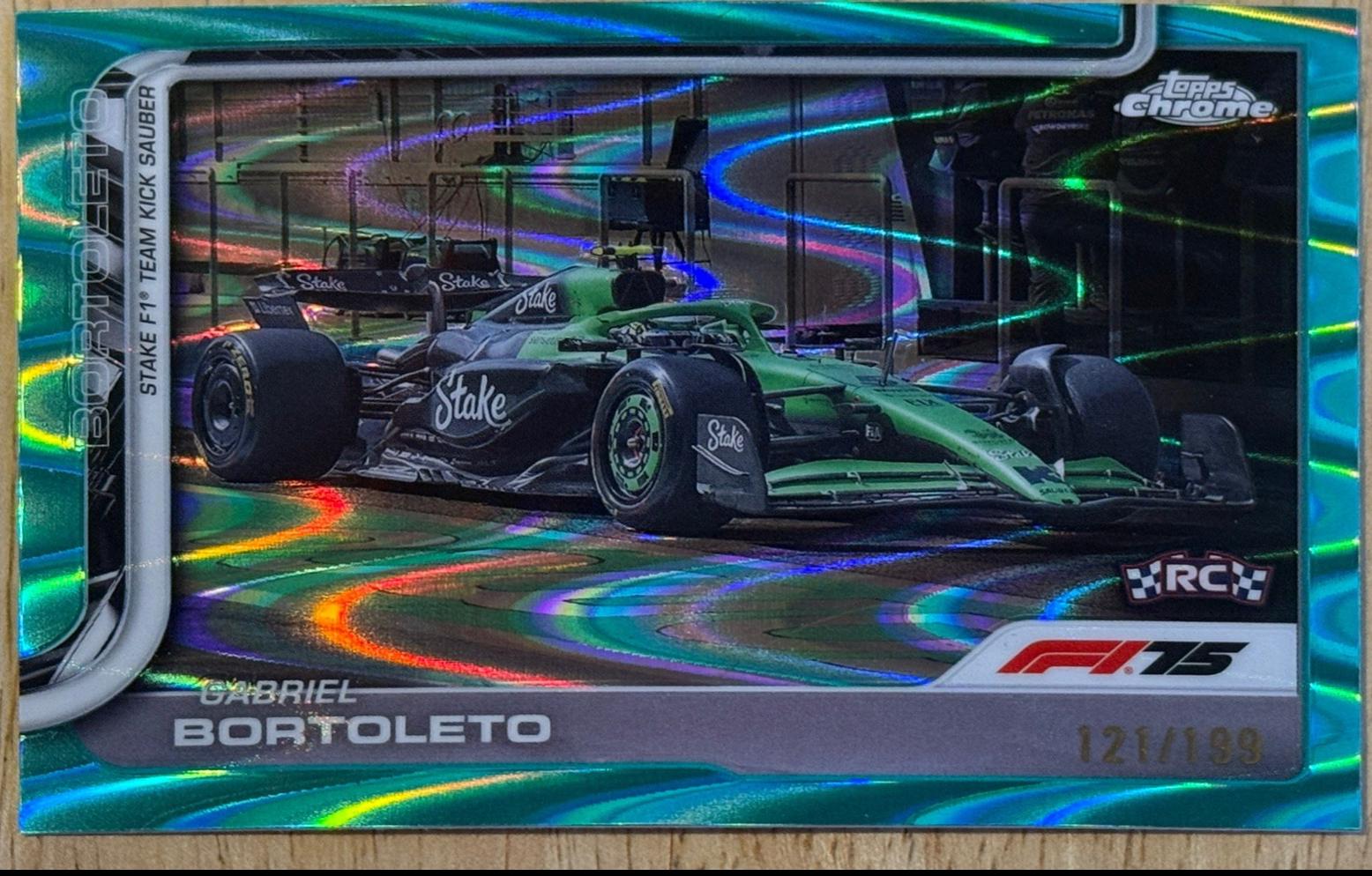 Gabriel Bortoleto [Aqua Refractor] #92