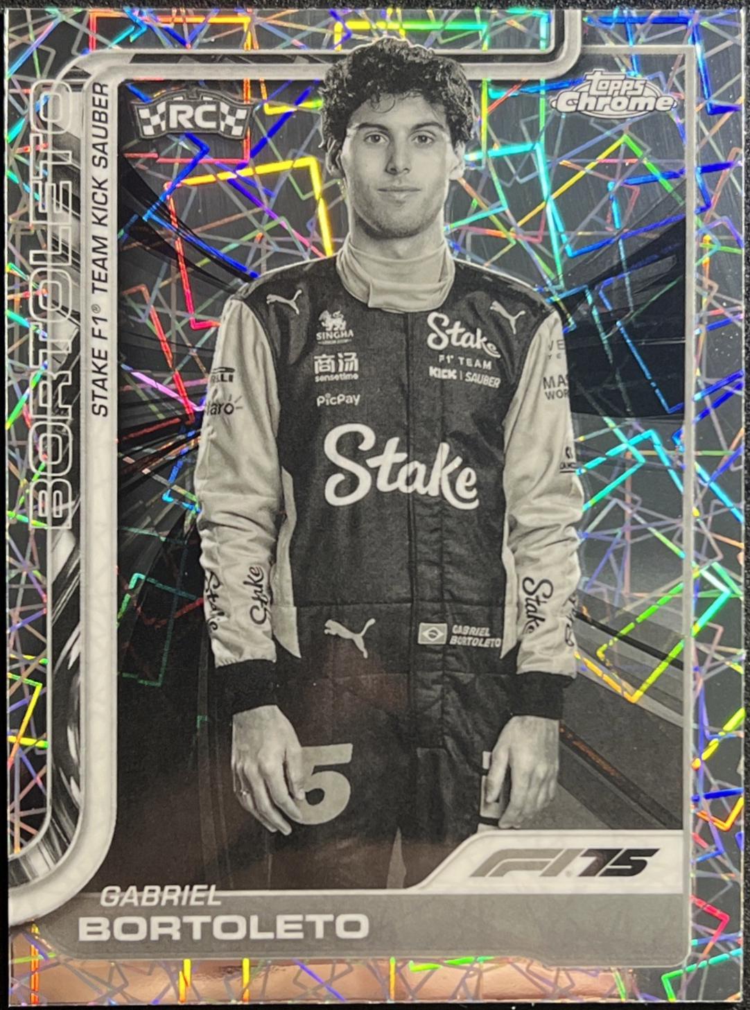 Gabriel Bortoleto [Black White Lazer Refractor] #20