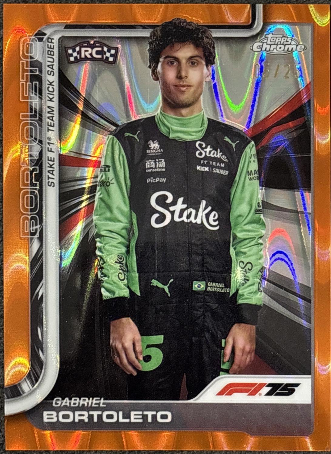 Gabriel Bortoleto [Orange RayWave Refractor] #20