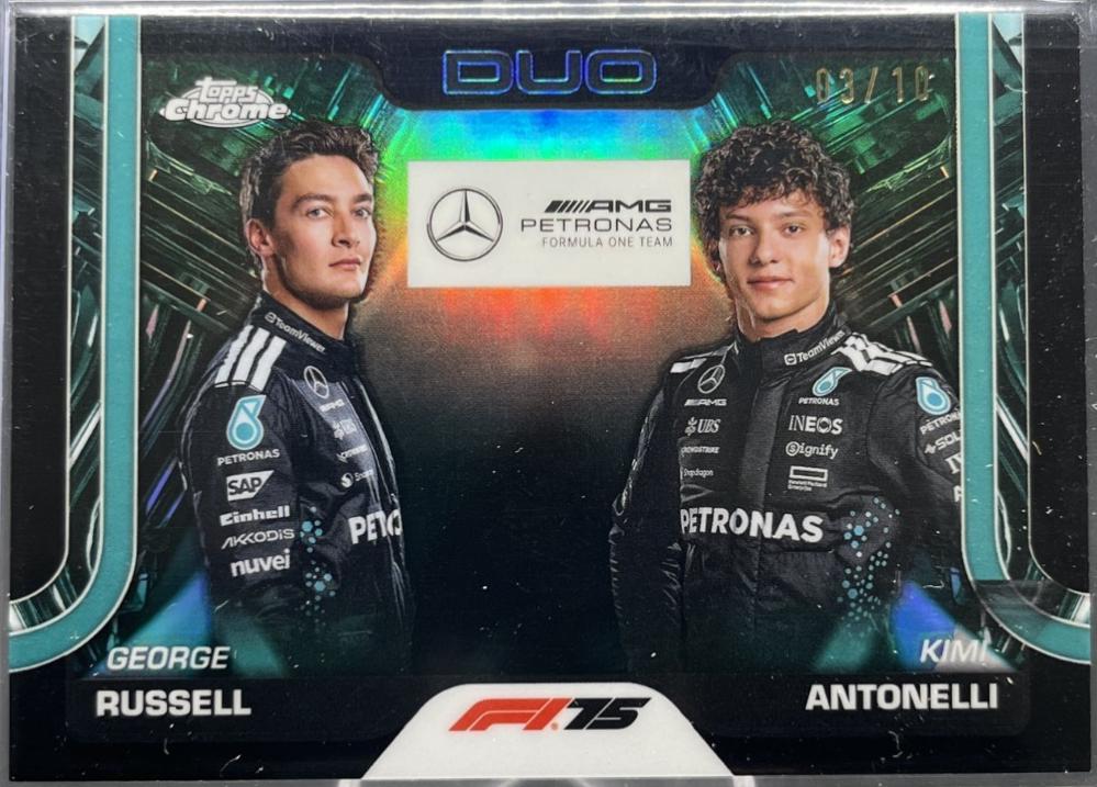 George Russell / Kimi Antonelli [Black Refractor] #167