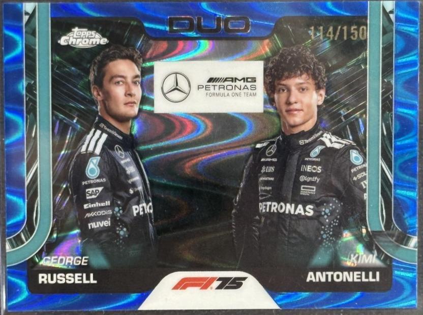 George Russell / Kimi Antonelli [Blue Refractor] #167