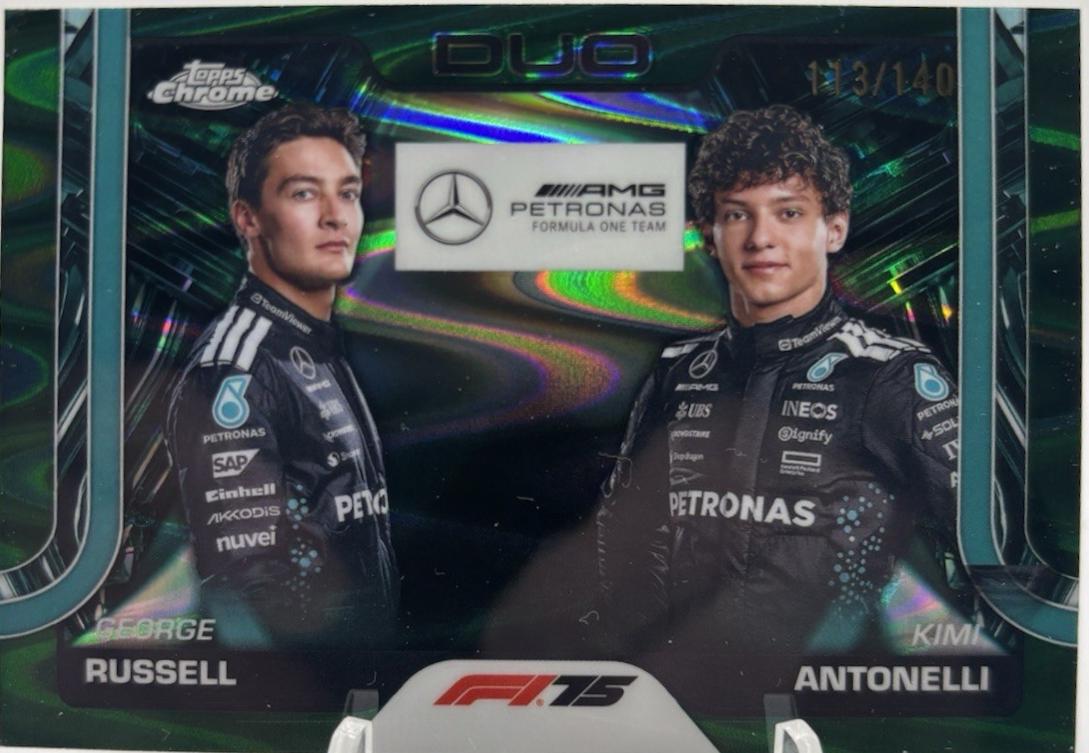 George Russell / Kimi Antonelli [Green RayWave Refractor] #167