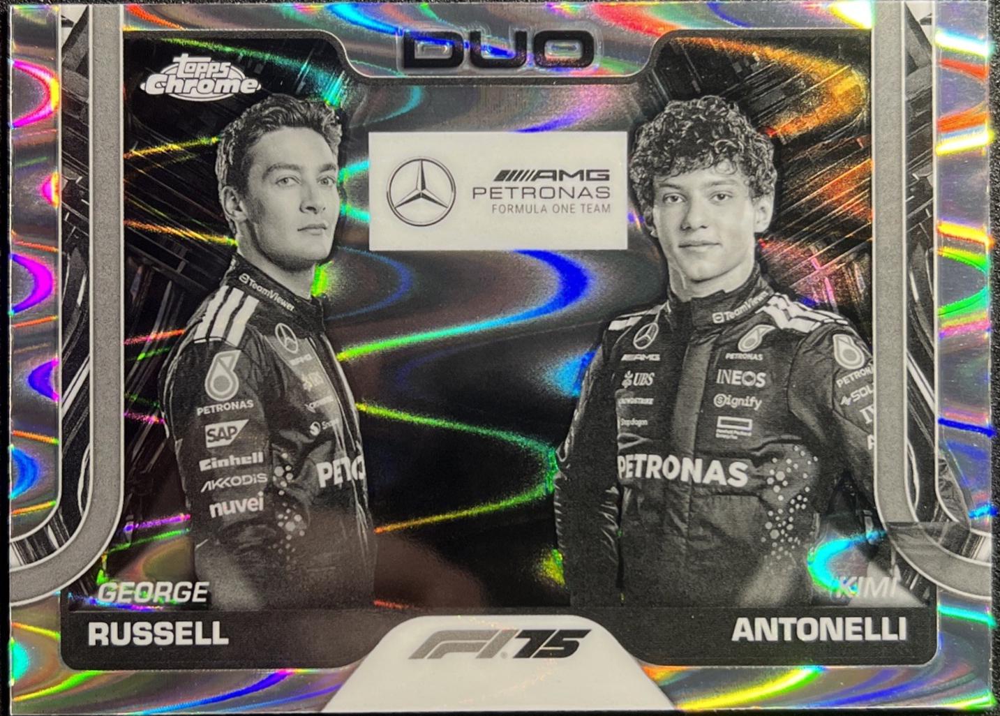 George Russell / Kimi Antonelli [Orange RayWave Refractor] #167