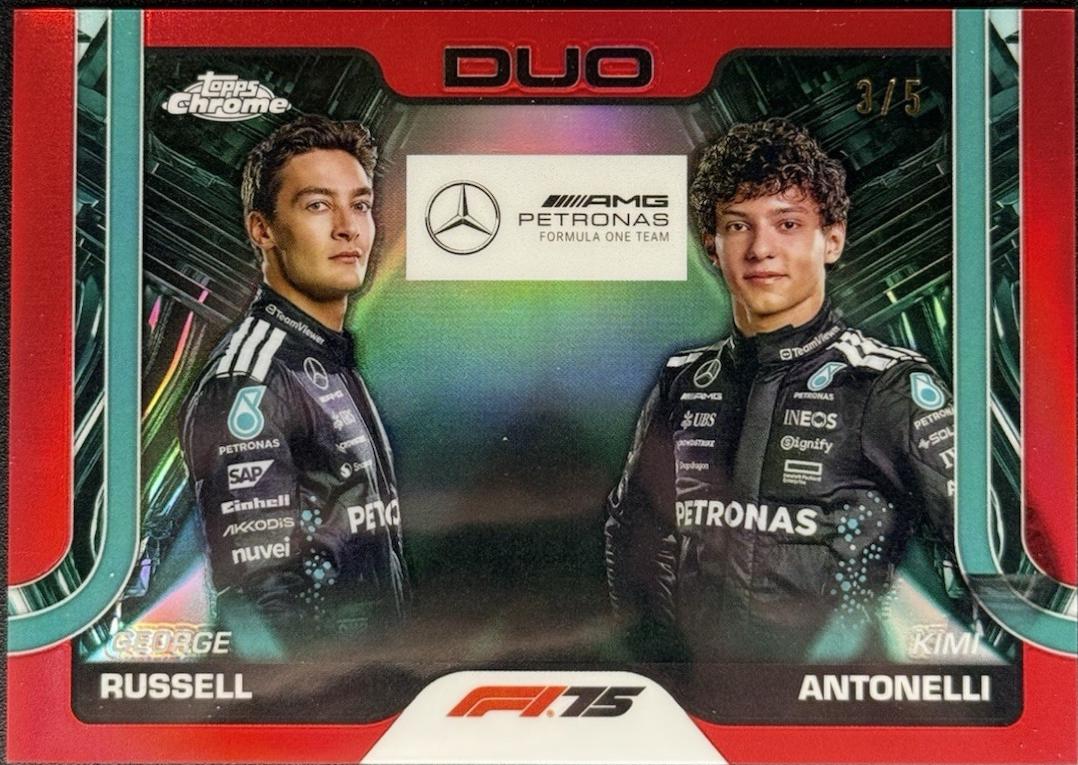 George Russell / Kimi Antonelli [Red Refractor] #167